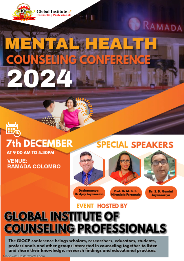 GIOCP CONFERENCE 2024 Global Institute Of Counseling Professionals